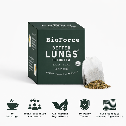 BioForce Mullein Lung Detox Tea Bags